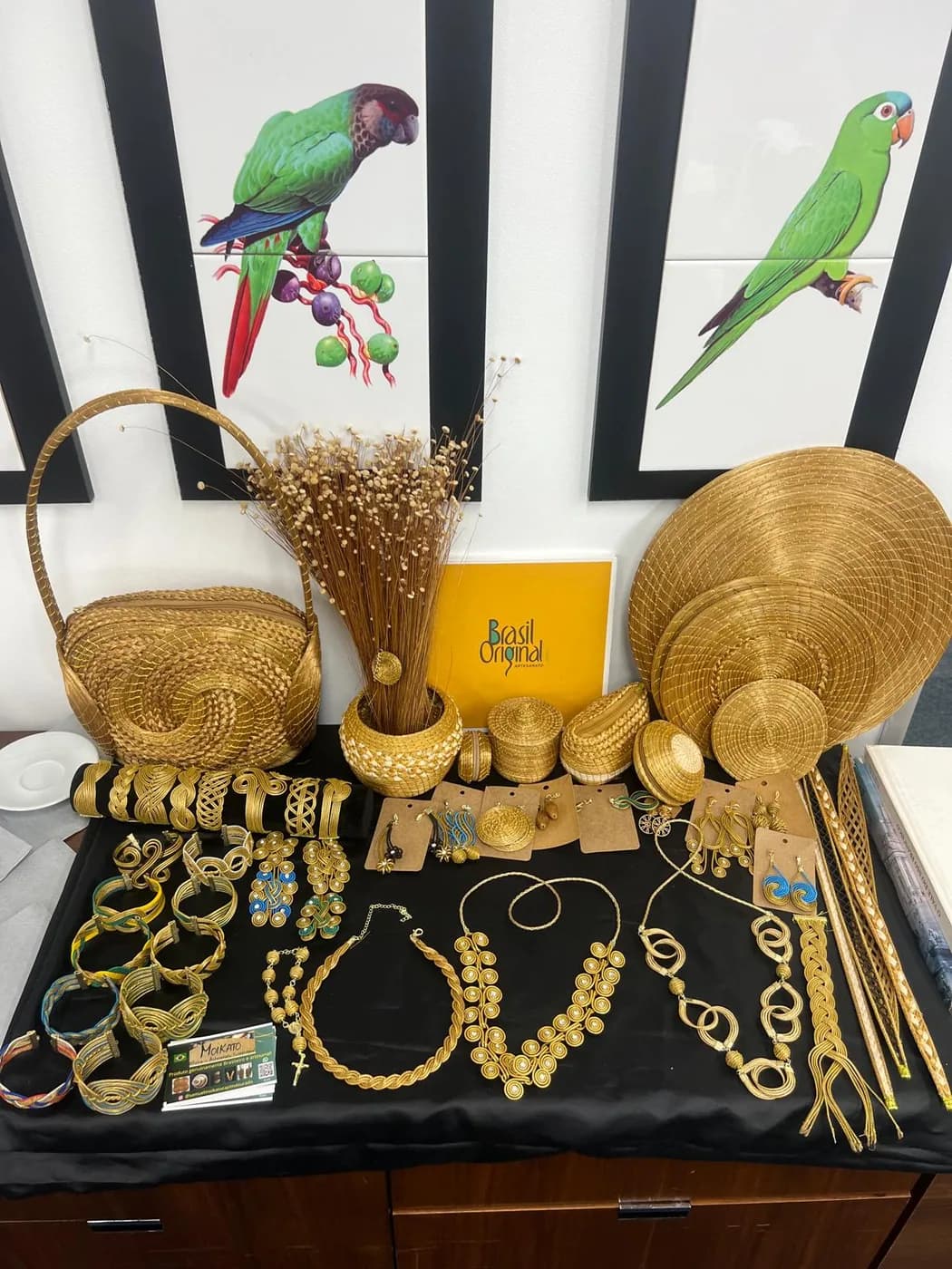 Exposição de peças da Moikato na Embaixada do Brasil em Londres