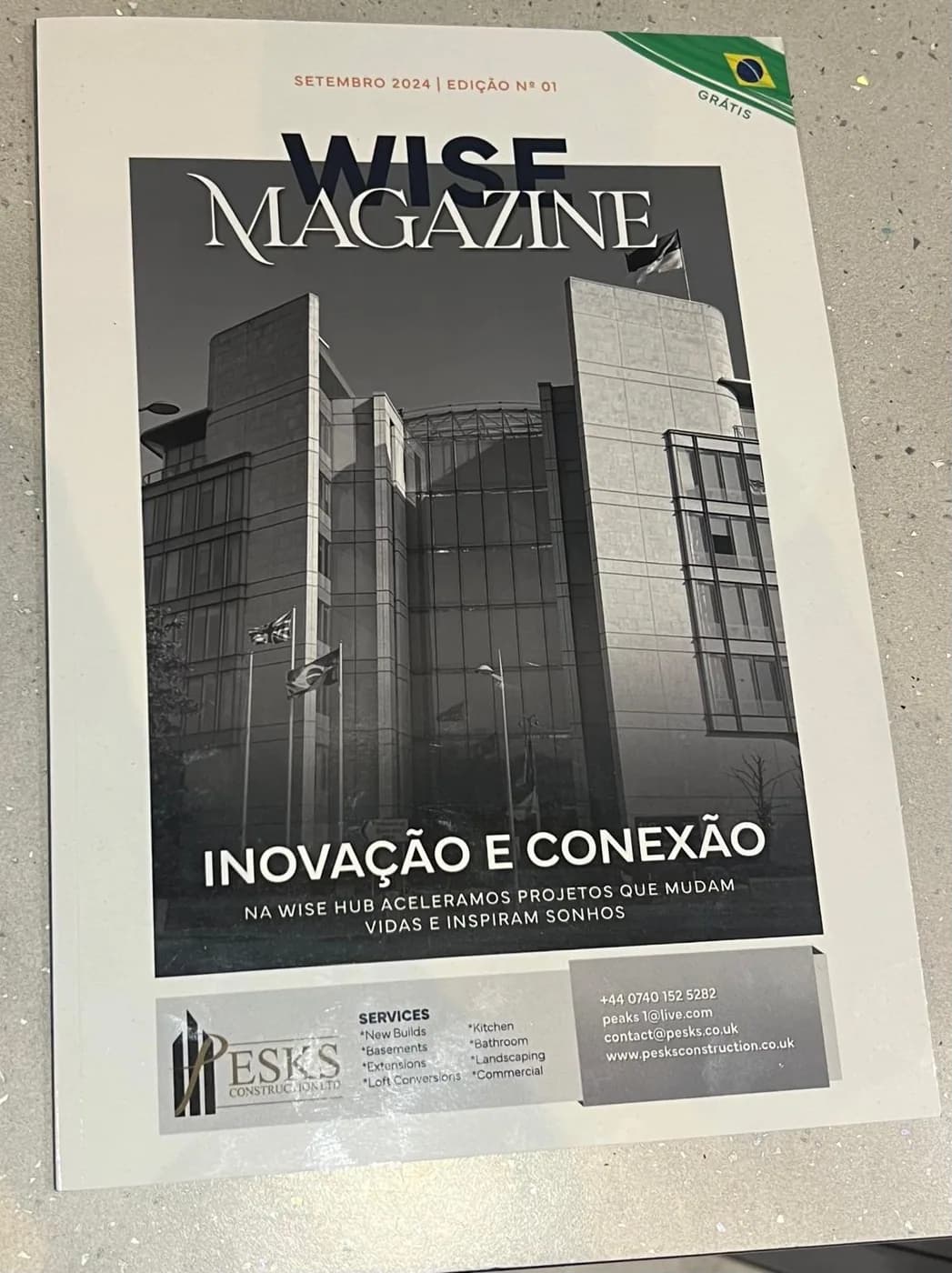 Edição de setembro de 2024 da Wise Magazine